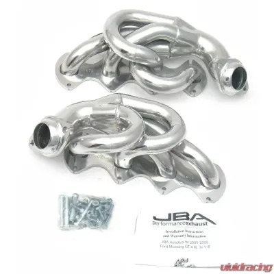 JBA Racing Headers 05-10 Mustang 4.6L 3V 1-5/8" Sil Cer - 1675SJS