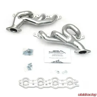 JBA Racing Headers 08-09 Pontiac G8 6.0L Sil Cer Pontiac G8 2008-2009 6.0L V8 - 1811SJS