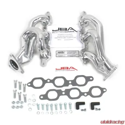 JBA Racing Headers 14-19 GM Truck 4.3L V-6 Sil Cer - 1842S-10JS