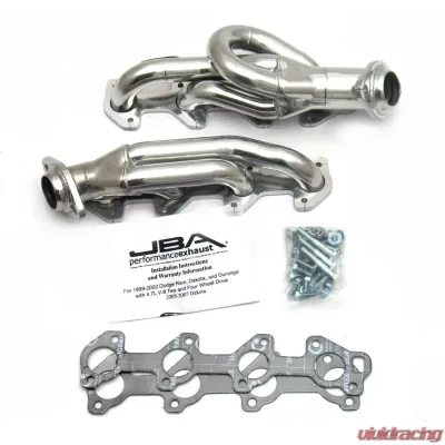 JBA Racing Headers 02-03 Dodge Ram 4.7L Sil Cer Dodge Ram 1500 2002-2003 4.7L V8 - 1949S-1JS