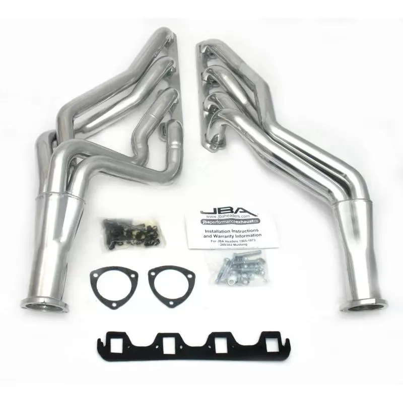 JBA Racing Headers 65-73 Mustang 302 T-5 Sil Cer Ford - 6611SJS