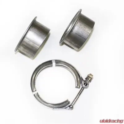 JBA Racing Headers 2.5" Stainless Steel V-Band clamp and flanges - VB25