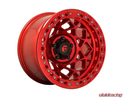 Fuel D121 Unit Beadlock Wheel 17x9 6x135 -15mm Candy Red - D12117908945