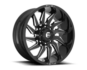 FUEL D744 Saber Wheel 24x12 8x165.1 -44mm Gloss Black Milled