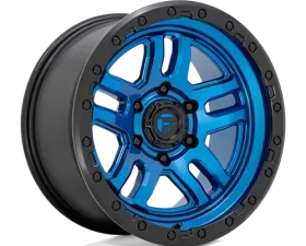FUEL 1 Piece D790 Ammo Wheel 17x9 6x5.5 -12mm Blue w/Black Lip