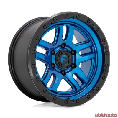 FUEL 1 Piece D790 Ammo Wheel 20x10 5x5.0 -18mm Blue w/Black Lip - D79020007547