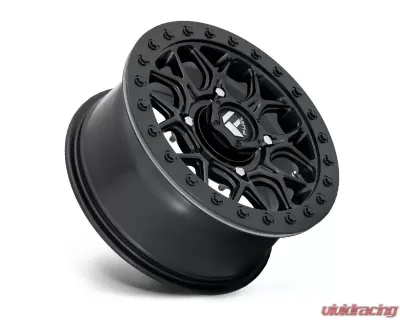 FUEL UTV D916 Tech BL Wheel 15x7 4x4x156 +38mm Matte Black - D9161570A554
