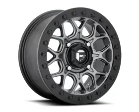 FUEL UTV D919 Tech BL Wheel 15x10 4x4x137 +0mm Matte Gunmetal Black Bead Ring