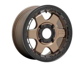FUEL UTV D924 Block Beadlock Wheel 15.00x6.00 4x137.00 38mm Matte Bronze With Black Ring