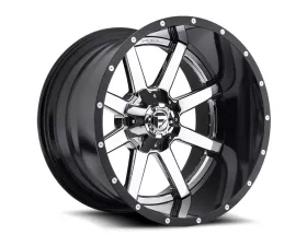 Fuel D260 Maverick Chrome w/ Gloss Black Lip 2-Piece Cast Wheel 24x14 6x135|6x139.7 -75mm