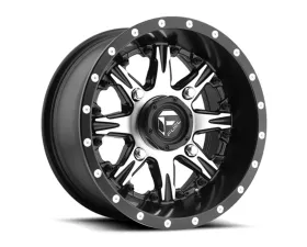 FUEL UTV D541 Nutz Black & Machined Face 1-Piece Cast Wheel 14x7 4x110 13mm