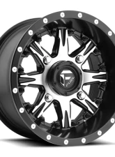 FUEL UTV D541 Nutz Black & Machined Face 1-Piece Cast Wheel 14x7 4x156 13mm                                     - D5411470A544 - Image 3
