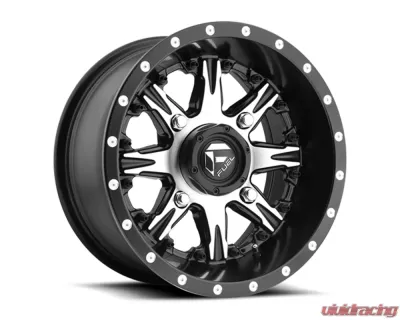 FUEL UTV D541 Nutz Black & Machined Face 1-Piece Cast Wheel 14x7 4x156 13mm - D5411470A544