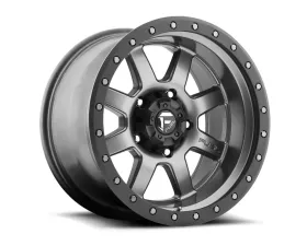 Fuel D552 Trophy Matte Anthracite w/ Black Ring 1-Piece Cast Wheel 18x9 6x139.7 01mm