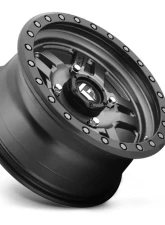 FUEL UTV D558 Anza Matte Anthracite w/ Black Ring 1-Piece Cast Wheel 14x7 4x156 13mm                                     - D5581470A544 - Image 3