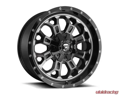 FUEL D561 Crush Gloss Black w/ Double Dark Tint 1-Piece Cast Wheel 20x10 6x135 | 6x139.7 -19mm - D56120009846