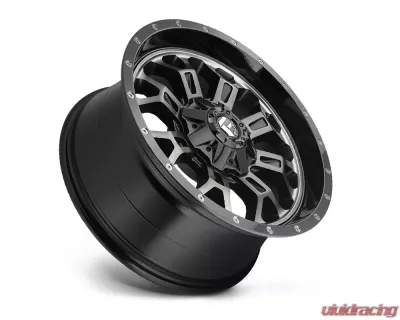 FUEL D561 Crush Gloss Black w/ Double Dark Tint 1-Piece Cast Wheel 20x10 6x135 | 6x139.7 -19mm - D56120009846