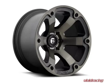 FUEL D564 Beast Black & Machined w/ Dark Tint 1-Piece Cast Wheel 18x9 6x114.3 14mm - D56418908755