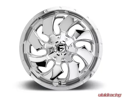 Fuel D573 Cleaver Chrome 1-Piece Cast Wheel 22x12 6x135|6x139.7 -44mm - D57322209847
