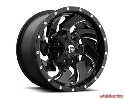 FUEL D574 Cleaver Gloss Black & Milled 1-Piece Cast Wheel 22x12 5x139.7 | 5x150 -44mm - D57422207047