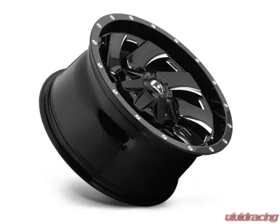 FUEL D574 Cleaver Gloss Black & Milled 1-Piece Cast Wheel 22x12 5x139.7 | 5x150 -44mm - D57422207047