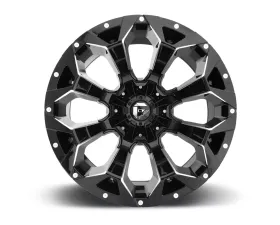 FUEL D576 Assault Gloss Black & Milled 1-Piece Cast Wheel 20x9 6x135 | 6x139.7 19mm