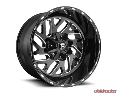 FUEL D581 Triton Black & Milled 1-Piece Cast Wheel 20x9 6x120 | 6x139.7 20mm - D58120906957