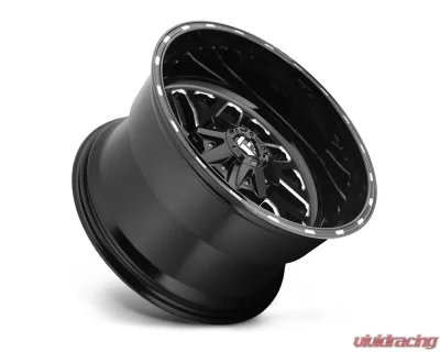 FUEL D581 Triton Black & Milled 1-Piece Cast Wheel 20x8.25 8x165.1 -240mm - D58120828D35