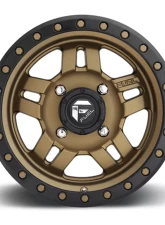 FUEL UTV D583 Anza 4+3 Bronze w/ Black Ring 1-Piece Cast Wheel 14x7 4x156 13mm                                     - D5831470A544 - Image 3