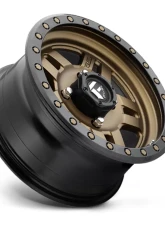 FUEL UTV D583 Anza 4+3 Bronze w/ Black Ring 1-Piece Cast Wheel 14x7 4x156 13mm                                     - D5831470A544 - Image 3