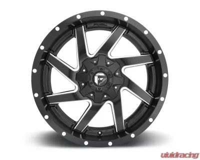 Fuel D594 Renegade Black & Milled 1-Piece Cast Wheel 20x10 6x135|6x139.7 -18mm - D59420009847