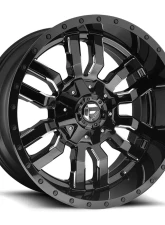 FUEL D595 Sledge Gloss Black & Milled 1-Piece Cast Wheel 22x12 8x165.1 -44mm                                     - D59522208247 - Image 2