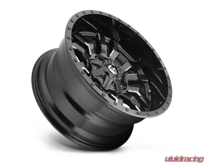 FUEL D595 Sledge Gloss Black & Milled 1-Piece Cast Wheel 22x12 8x165.1 -44mm - D59522208247