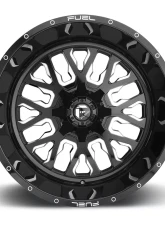 FUEL D611 Stroke Gloss Black & Milled 1-Piece Cast Wheel 22x10 6x135 | 6x139.7 10mm                                     - D61122009857 - Image 3