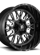 FUEL D611 Stroke Gloss Black & Milled 1-Piece Cast Wheel 22x10 6x135 | 6x139.7 10mm                                     - D61122009857 - Image 2