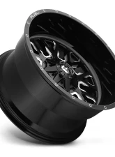 FUEL D611 Stroke Gloss Black & Milled 1-Piece Cast Wheel 22x10 6x135 | 6x139.7 10mm                                     - D61122009857 - Image 3