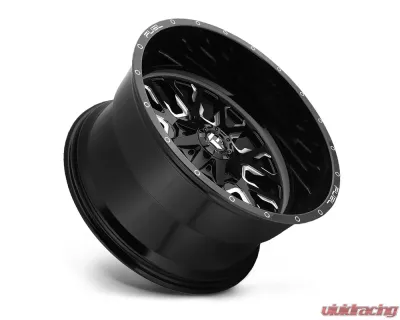 FUEL D611 Stroke Gloss Black & Milled 1-Piece Cast Wheel 22x10 6x135 | 6x139.7 10mm - D61122009857