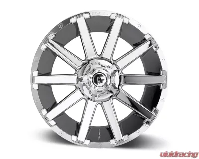 FUEL D614 Contra Chrome 1-Piece Cast Wheel 22x12 8x170 -44mm - D61422201747