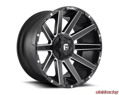 FUEL D616 Contra Matte Black & Milled 1-Piece Cast Wheel 20x10 6x135 | 6x139.7 -19mm - D61620009846