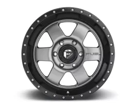 Fuel D619 Podium Anthracite w/ Black Lip 1-Piece Cast Wheel 17x9 6x139.7 01mm