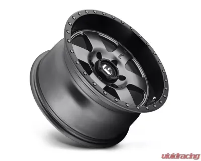 Fuel D619 Podium Anthracite w/ Black Lip 1-Piece Cast Wheel 17x9 6x139.7 01mm - D61917908350