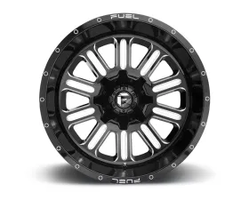 FUEL D620 Hardline Gloss Black & Milled 1-Piece Cast Wheel 22x12 6x135 | 6x139.7 -45mm