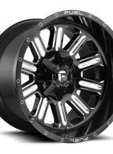 FUEL D620 Hardline Gloss Black & Milled 1-Piece Cast Wheel 22x12 6x135 | 6x139.7 -45mm                                     - D62022209846 - Image 2