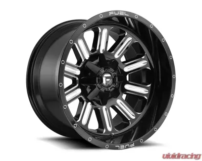FUEL D620 Hardline Gloss Black & Milled 1-Piece Cast Wheel 22x12 6x135 | 6x139.7 -45mm - D62022209846