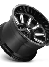 FUEL D620 Hardline Gloss Black & Milled 1-Piece Cast Wheel 22x12 6x135 | 6x139.7 -45mm                                     - D62022209846 - Image 3