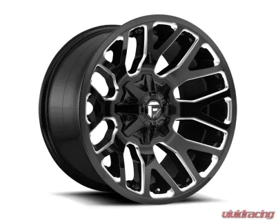 FUEL D623 Warrior Gloss Black & Milled 1-Piece Cast Wheel 20x9 6x135 | 6x139.7 01mm - D62320909850
