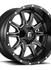 Fuel D627 Vandal Gloss Black & Milled 1-Piece Cast Wheel 20x9 5x114.3|5x127 01mm                                     - D62720902650 - Image 2
