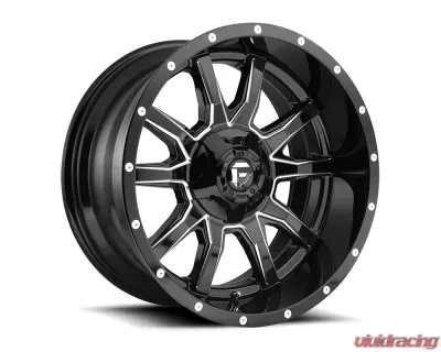 Fuel D627 Vandal Gloss Black & Milled 1-Piece Cast Wheel 20x9 5x114.3|5x127 01mm - D62720902650