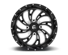 FUEL UTV D641 Kompressor Gloss Black & Milled 1-Piece Cast Wheel 18x7 4x136 13mm