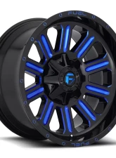 FUEL D646 Hardline Gloss Black w/ Candy Blue 1-Piece Cast Wheel 20x9 6x120 | 6x139.7 19mm                                     - D64620906957 - Image 2